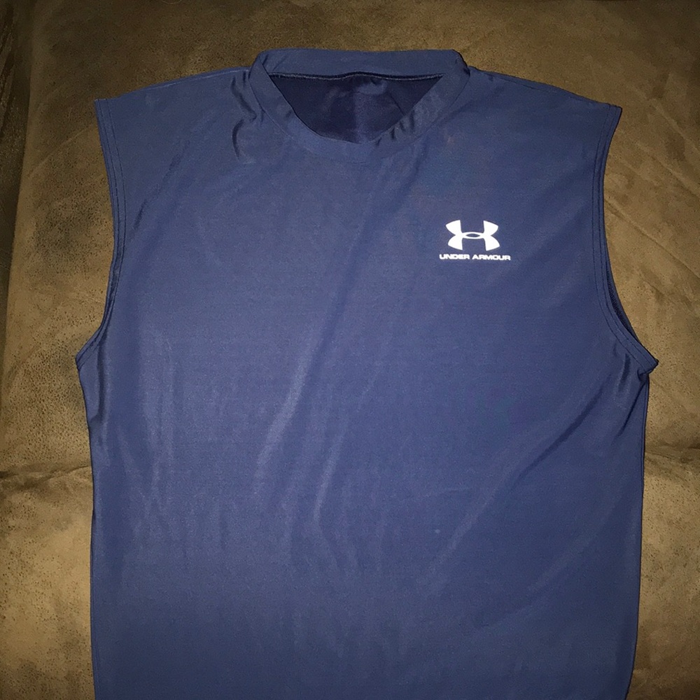 Boys size large under armour muscle tank